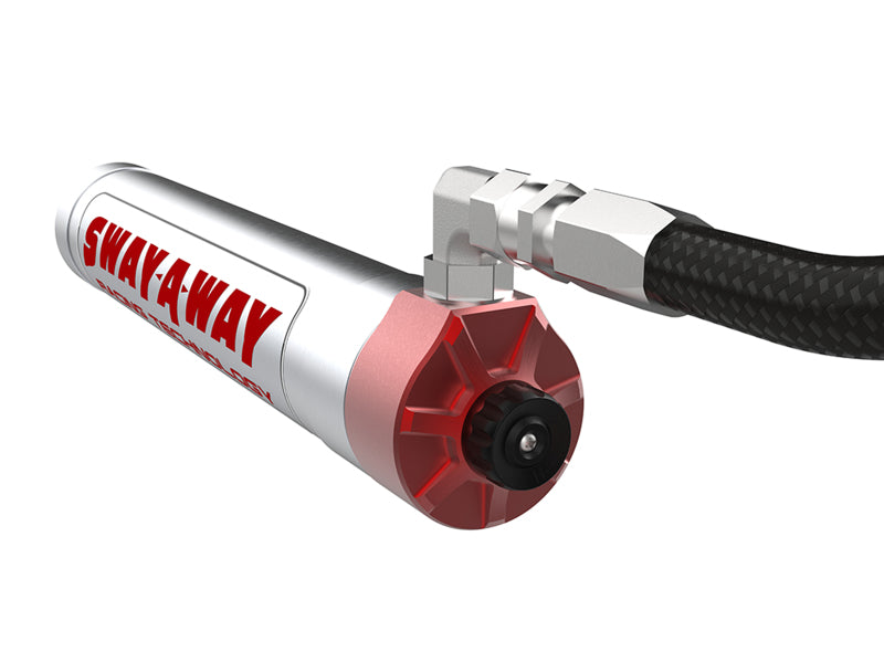 aFe 17-19 Ford F-150 Raptor Sway-A-Way 3.0 Front Coilover Kit with remote reservoirs and compression adjustment for enhanced performance.