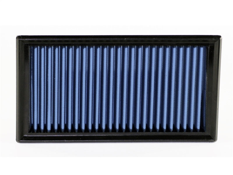 aFe MagnumFLOW Air Filter for Ford Edge and Flex models, designed for V6 3.5/3.7L engines, featuring a blue filter media.