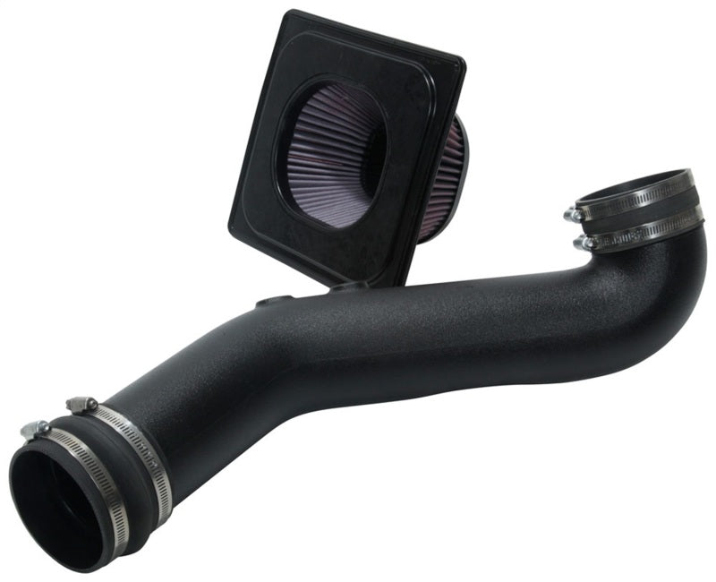 Airaid intake kit for 2018 Ford F150 V6 5.0L featuring a black intake tube and high-flow air filter.
