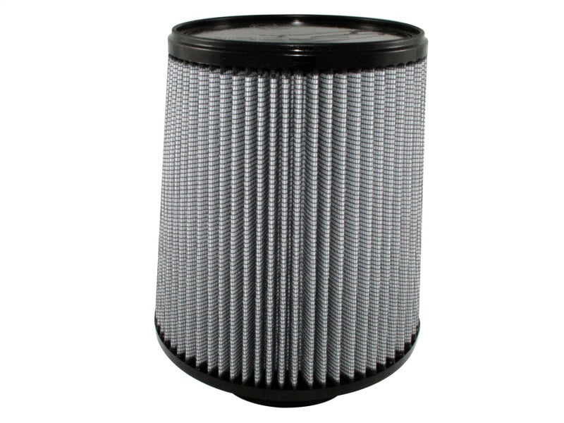 aFe MagnumFLOW Air Filter with dimensions 4-1/2 inches front, 8-1/2 inches back, 7 inches tall, and 9 inches high.