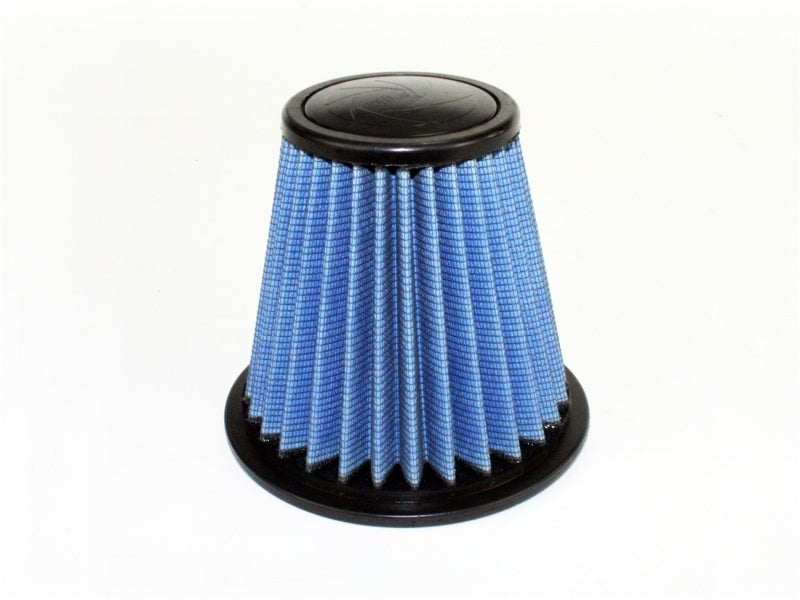 aFe MagnumFLOW Air Filter for Ford Explorer 95-97 and Ranger 95-99, featuring a blue conical design for enhanced airflow.
