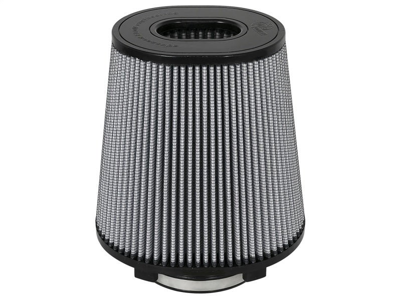 aFe Magnum FLOW intake replacement air filter with PDS media, featuring a conical design for improved airflow and filtration.