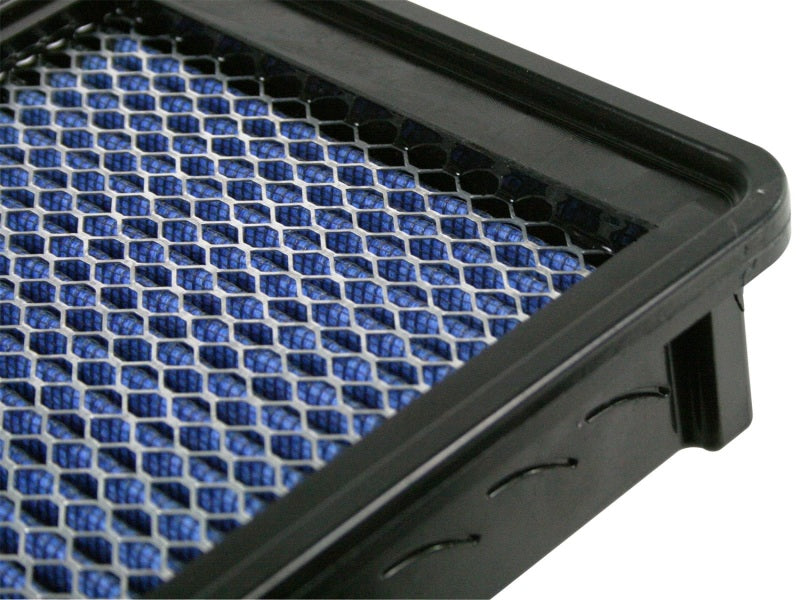 aFe MagnumFLOW Air Filter for Lexus GS300 and IS300, featuring a blue mesh design for improved airflow and performance.