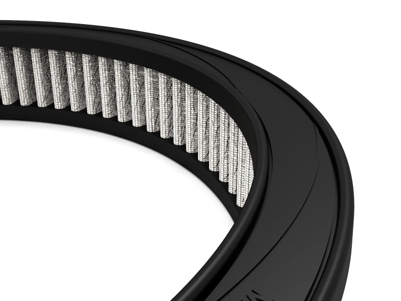 aFe MagnumFLOW Air Filter for Ford Cars 77-82 V8, featuring a durable design for enhanced airflow and engine performance.