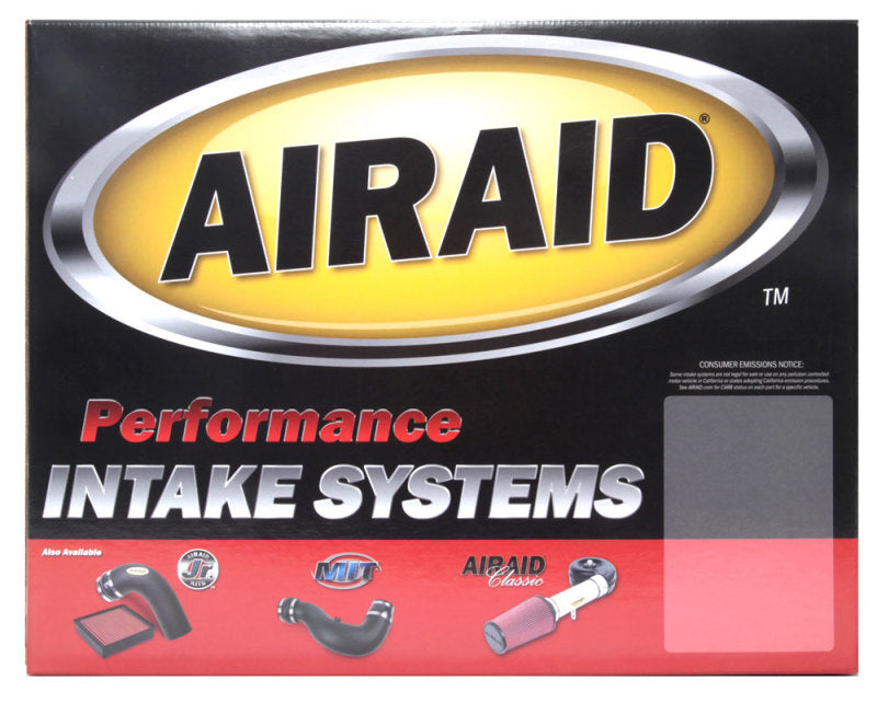 Airaid cold air intake system for 2015 Ford F-150 EcoBoost with black tube, enhancing engine performance and efficiency.