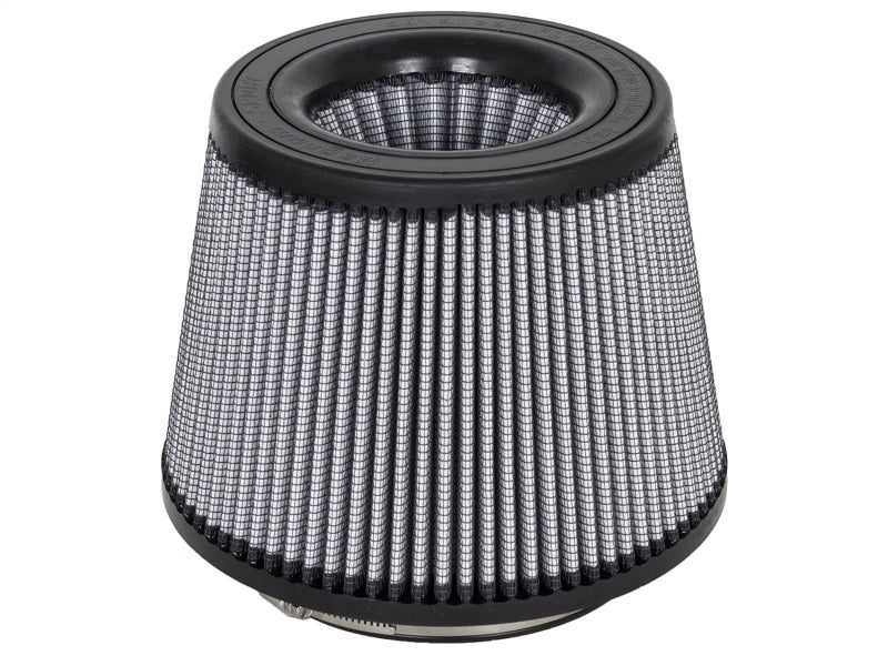 aFe MagnumFLOW Air Filter designed for enhanced airflow and performance in trucks and SUVs, featuring a conical shape and durable construction.