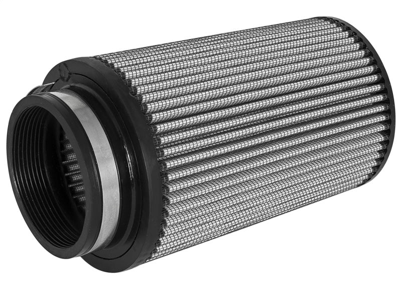 aFe Magnum FLOW universal air filter with a 4-inch flange and 9-inch height, designed for improved airflow and engine performance.