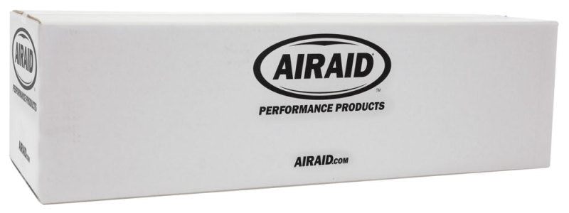 Airaid intake system box for 97-06 Jeep Wrangler TJ 4.0L featuring dry red media and tube for enhanced performance.