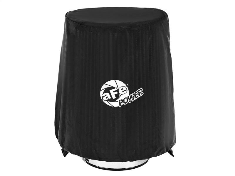 aFe MagnumSHIELD Pre-Filters in black, designed to protect air filters from dirt and debris, enhancing performance.