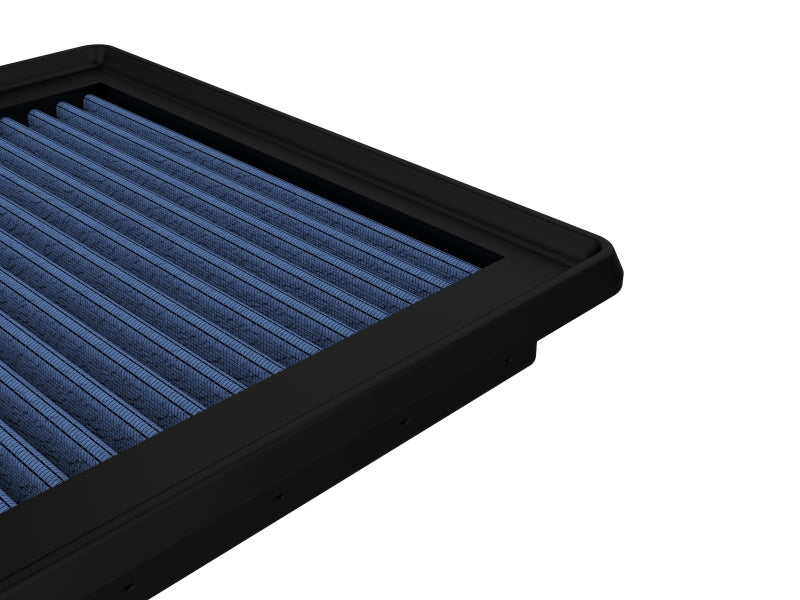 aFe MagnumFLOW Air Filter for Holden Commodore 97-04, featuring a blue filter media and durable frame for enhanced airflow.