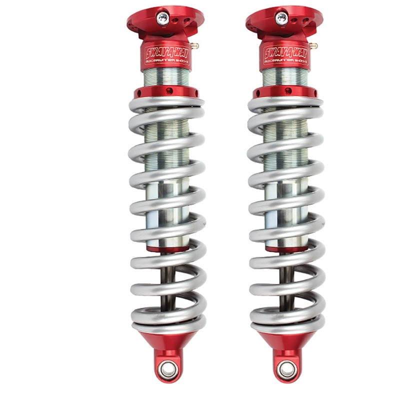 aFe Sway-A-Way 2.5in Front Coil Over Kit for 00-06 Toyota Tundra, featuring adjustable shocks and durable construction.