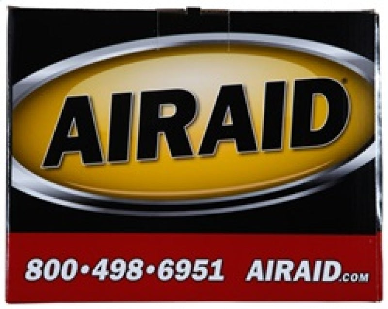 Airaid intake system box for 2005-2011 Dodge Dakota and 2006-2009 Mitsubishi Raider with oiled red media.