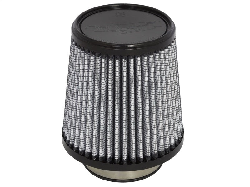 aFe MagnumFLOW Air Filter featuring a cylindrical design with a pleated filter element for enhanced airflow and performance.