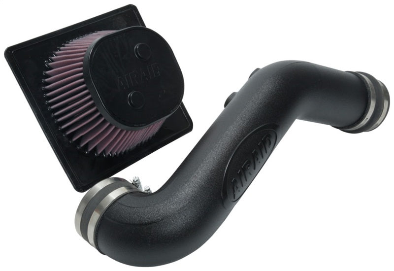 Airaid intake kit for 2018 Ford F150 V6 5.0L featuring a black intake tube and high-flow air filter.