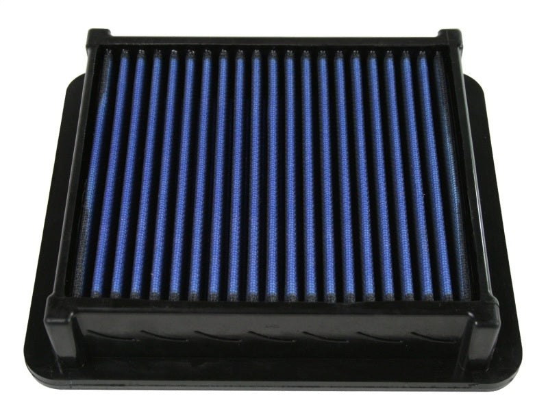 aFe MagnumFLOW Air Filter for Lexus GS300 and IS300, featuring a blue filter media designed for enhanced airflow and performance.