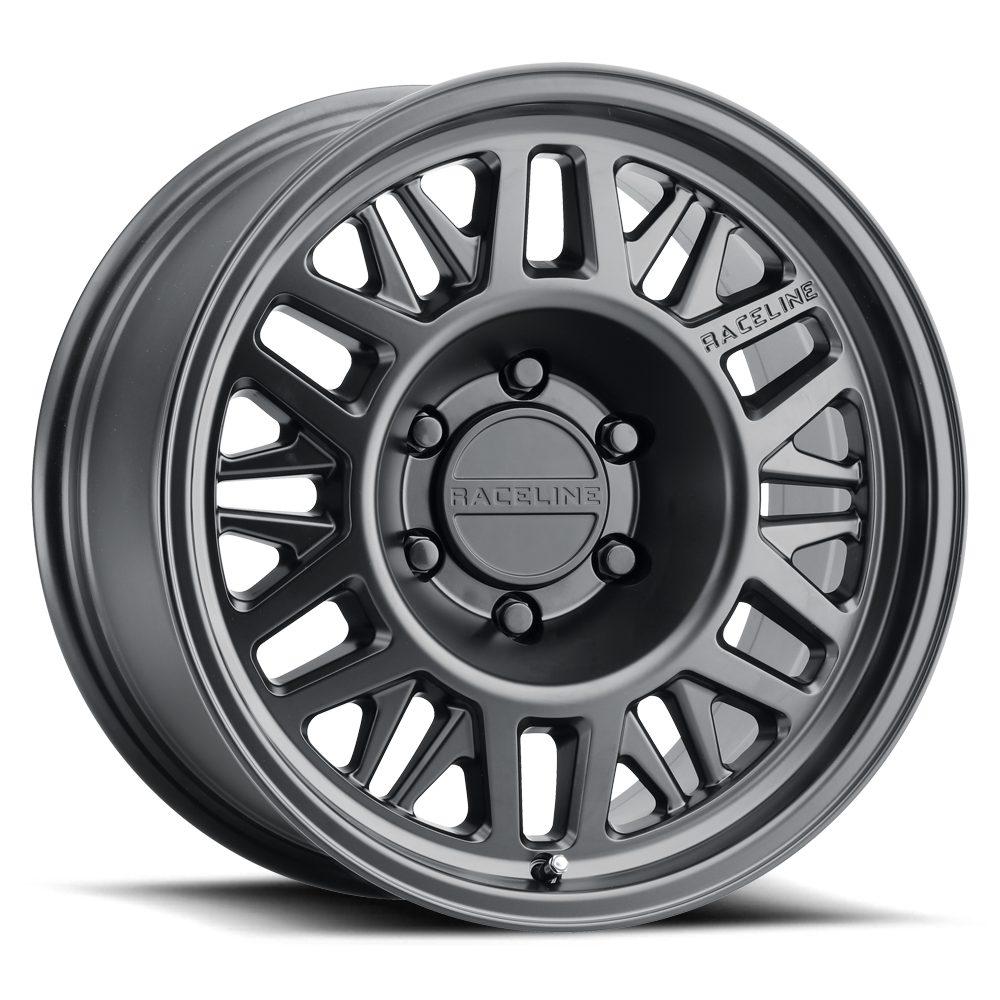 Raceline 451B Ryno TR wheel featuring a sleek gray finish and a multi-spoke design, ideal for offroad vehicles.