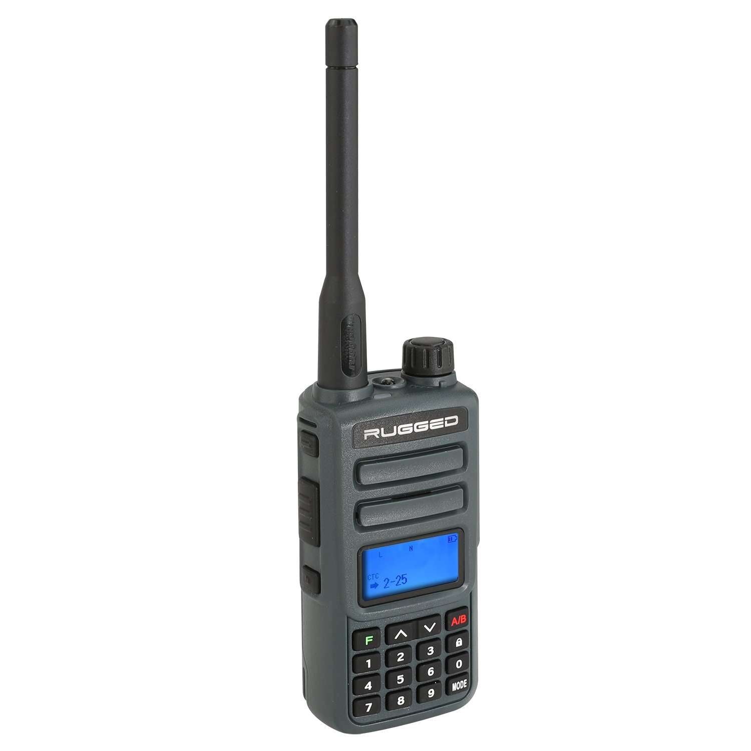 BUNDLE - Rugged GMR2 GMRS and FRS Band Radio with Hand Mic - BOGO with FREE XL Battery