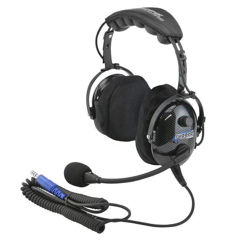 H22 Ultimate Over The Head (OTH) Headset for Intercoms - Carbon Fiber - BOGO with FREE Headset Bag