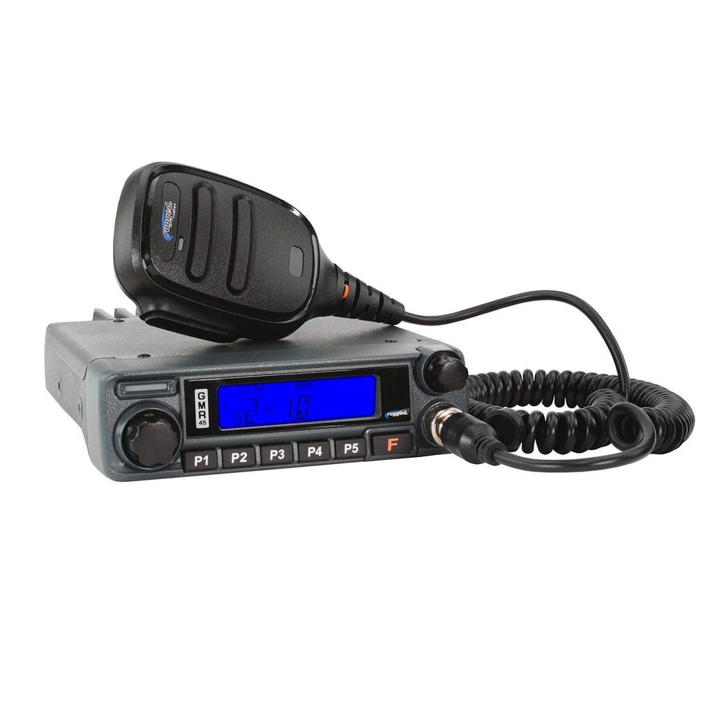 Radio Kit Lite - GMR45 GMRS Band Mobile Radio with Stealth Antenna - BOGO with FREE Xtreme Waterproof Speaker