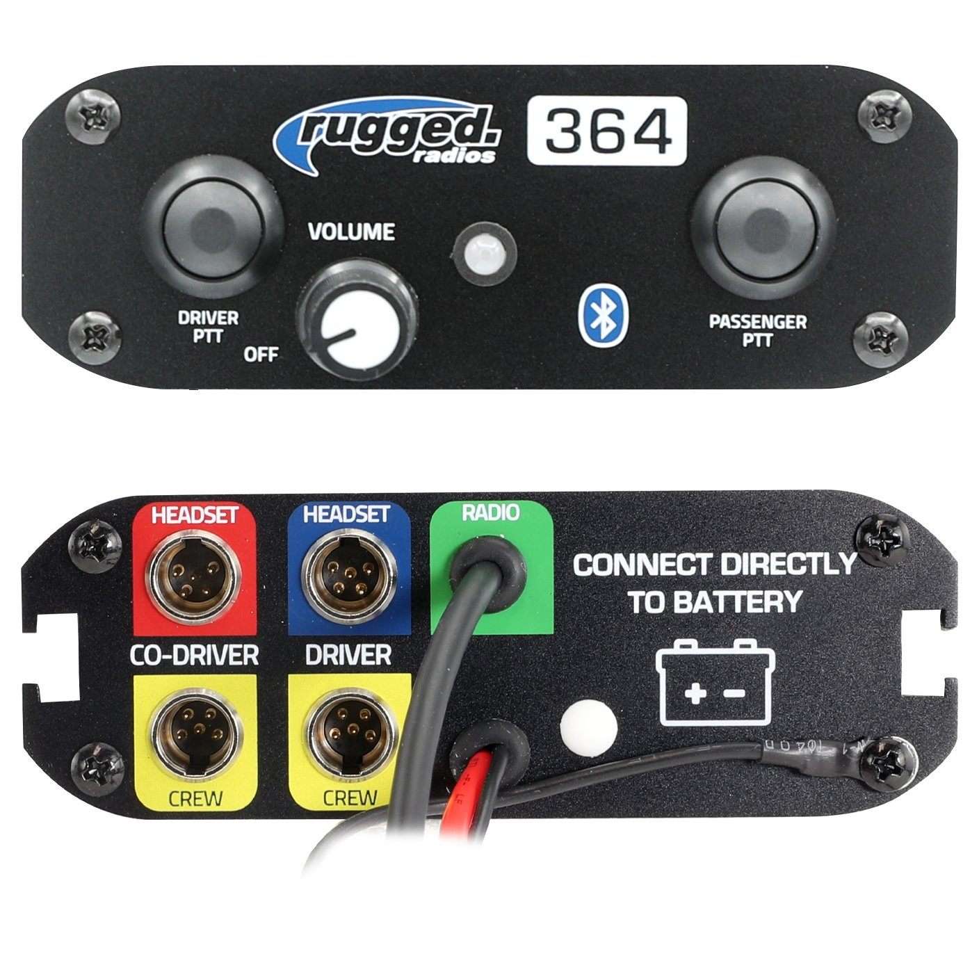 RRP364-BT 2 - 4 Person Expandable Bluetooth Intercom - BUNDLE with SUPER SPORT Intercom Cable and SUPER SPORT Helmet Kits