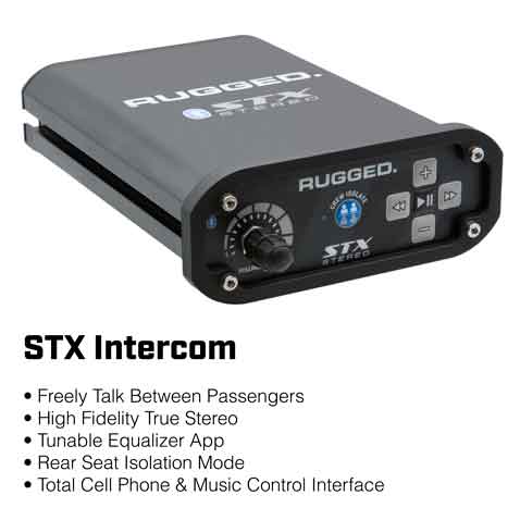 Waterproof GMRS Radio - Honda Talon STX STEREO Complete UTV Communication Intercom Kit